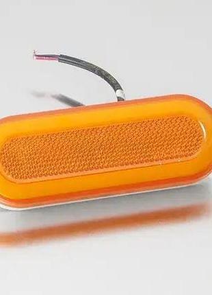 Габарит - оранжевый - 115х40мм - 24v led - неоновый "fr-0294" - к-263 (5шт)