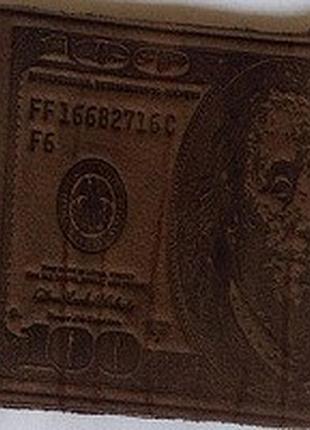 Кошелек/зажим /+ 1 отдел (кож.зам) *