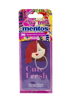 Освежитель сухой лист 9gr фрукты "mentos" mnt703