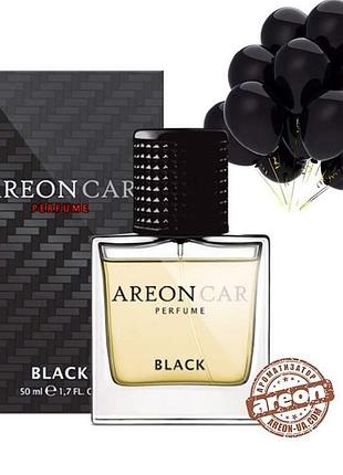 Освежитель спрей 50ml - "areon" - perfume - black (блэк) стекло (6шт/уп)