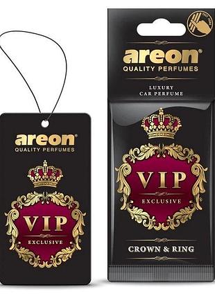 Освежитель сухой лист - "areon" - vip - crown & ring (корона и кольцо) (10шт/уп)