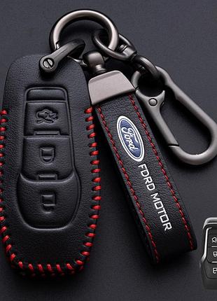 Чохол для ключа ford №4-3 кнопки mondeo/edge/s-max/galaxy2...