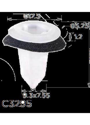 Клипсы c3295 под саморез моторного отсека bmw (51488252749, 14339) (уп. 100 шт.)