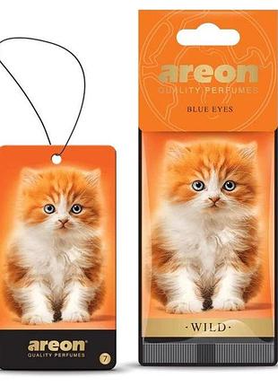Освежитель сухой лист - "areon" - wild - blue eyes (голубые глаза) 10шт/уп
