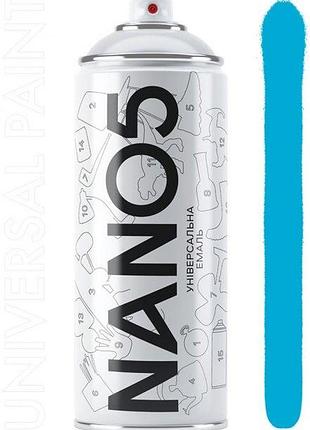 Фарба блакитна 400ml "nano5" n05015 (12шт/уп)