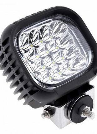 Рабочий фонарь квадрат 125x110 48w (3w*16) 10-30v дальний/spot (22-48w) (1шт) 2706