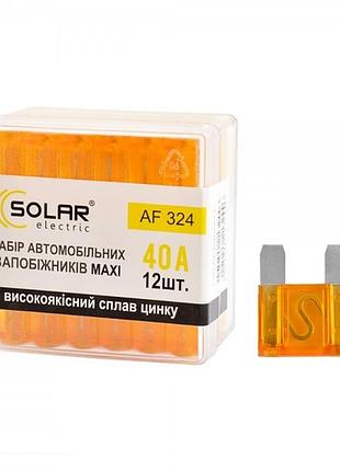 Запобіжники прапорцеві maxi 40а "solar" af-324