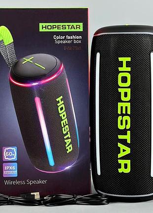 Колонка hopestar p58 pro 60w (bluetooth/fm,microcd,usb,aux) black