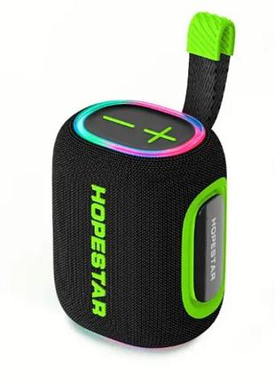 Колонка hopestar h57 mini 10w (bluetooth/fm,microcd,usb,aux) black
