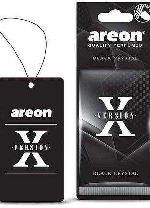 Освежитель сухой лист - "areon" - x-version - black crystal (черный кристалл) (10шт/уп)