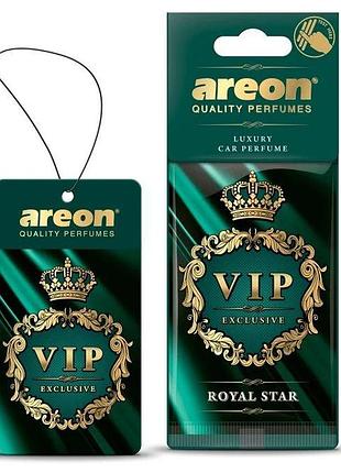 Освежитель сухой лист - "areon" - vip - royal star (королевская звезда) (10шт/уп)