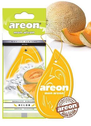 Освежитель сухой лист - "areon" - mon лист - melon (диня) (10шт/уп)
