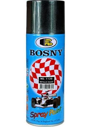 Краска металлик черный 400ml "bonny" no1139 (12шт/уп)