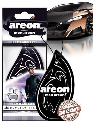 Освежитель сухой лист - "areon" - mon лист - beverly hills (беверли хиллс) (10шт/уп)