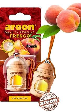 Освежитель жидкая бочка 4ml - "areon" - fresco - peach (персик) (12шт/уп/288ящ.)