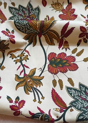 Ткань винтажная хлопковая ткань с принтом от laura ashley великобритания