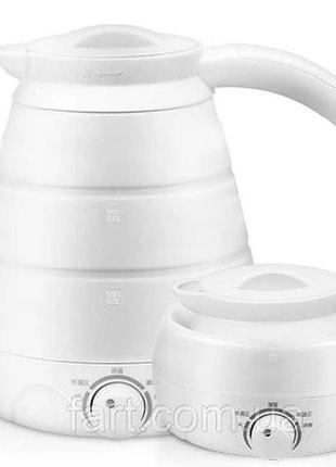 Чайник 220в 650мл / складной / силиконовый / smarttech foldable kettle w-013