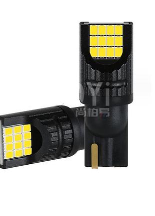Светодиод 12-24v т10 canbus белый smd 24-2016 no151