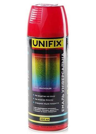 Краска красная сигнальная 400ml "unifix" ral3001 (951018) (12шт/уп)
