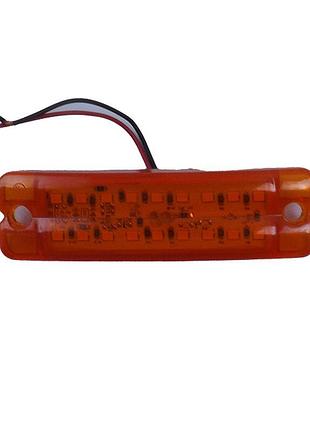 Габарит - оранжевый - 100х30мм - 12/24v led 18 диодов - "thoc auto" тн-1821 (1шт)