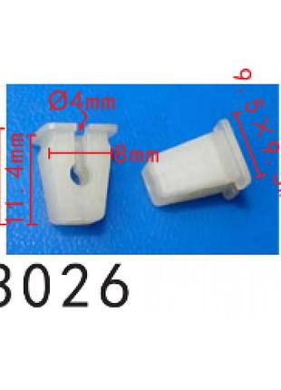 Клипсы c3026 под саморез gm 90230846 2240802 94515248 bmw 63121374075 ( уп. 100 шт.)