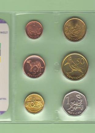 Набор монет мозамбик из серии - das geld der welt блистер запайка пластик набор мозамбик блистер