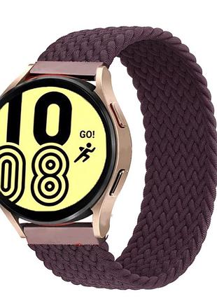 Нейлоновий ремінець на смарт години 22 мм колір вишневий(довжина - 155 mm без годин) на зап'ясті 185-195 мм