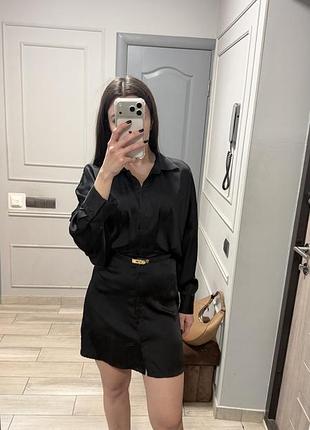 Сукня шовкова чорна