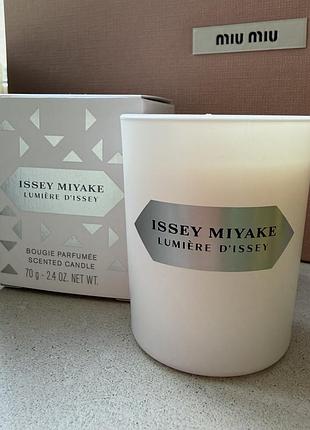 Оригинальный парфюмированная свеча issey miyake lumiere