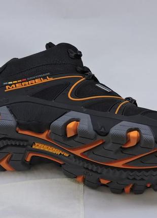 Мужские кожаные ботинки зимние кроссовки merrell