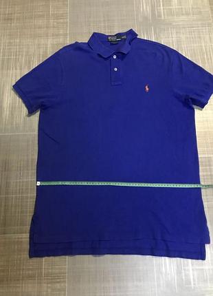 Polo by ralph lauren 💙чоловічий одяг/синя футболка 💛xxl54