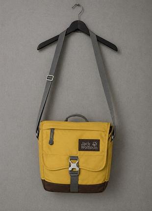 Сумка jack wolfskin 💛 стильна / міцна / streetwear / must have