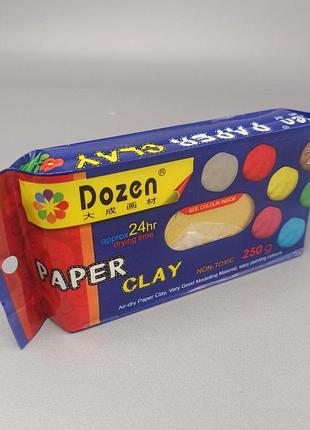 Паста для моделювання dozen жовта 250гр