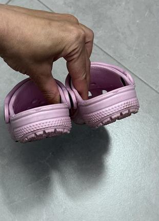 Шльопанці crocs на дівчинку 4