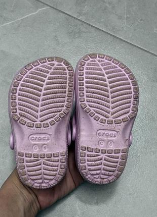 Шльопанці crocs на дівчинку 6