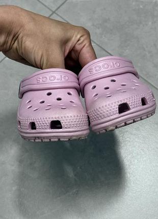 Шльопанці crocs на дівчинку 3
