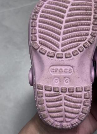 Шльопанці crocs на дівчинку 7