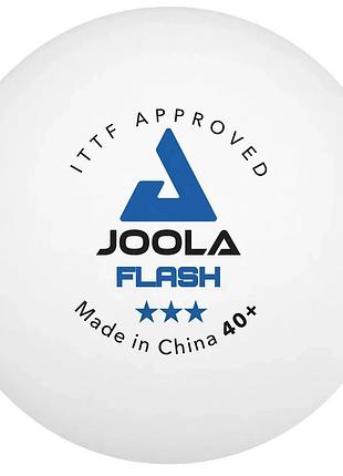 М'ячі для настільного тенісу joola flash 40+ white 6 шт.