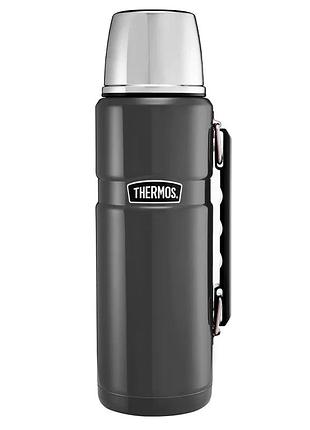 Термос thermos stainless king beverage bottle 1.2l metallic grey