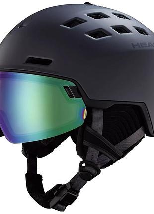 Гірськолижний шолом head radar photo anthracite розмір 60-63