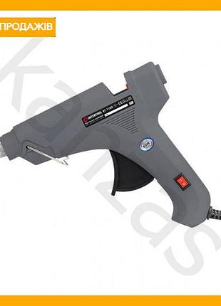 Клейовий пістолет intertool 60 вт 230 в 165-180 °c для хобі та ремонту термопістолет для склеювання матеріалів