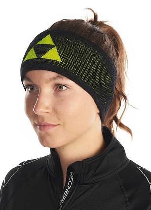 Пов'язка fischer triangle logo black/yellow