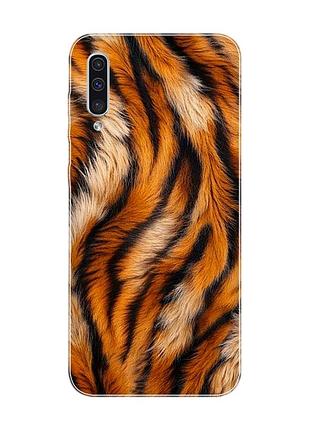 Чехол на samsung galaxy a50 (2019) a505/a30s тигровый мех (принт 395)