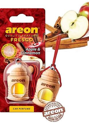 Освежитель жидкая бочка 4ml - "areon" - fresco - apple&cinnamon (яблоко-корица) (12шт/уп)