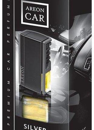 Освежитель жидкий на обдув 8ml - "areon" - car perfume люкс - silver (серебро) (12шт/72ящ)