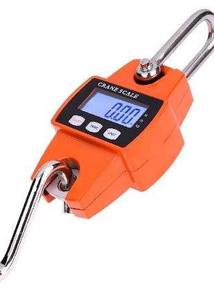 Крановые электронные весы ocs-03-l / mncs-m до 300 кг, жк-дисплей, алюминиевый корпус, стальные крюки