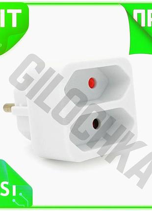 Ve розетка двойник без заземления new version 2 гнезда 250v 10a для подключения устройств белая двойна n6w_ver