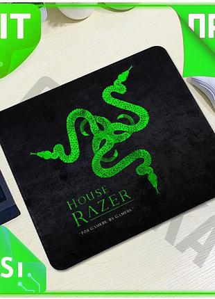 Ve килимок для ігор razer new version тканинний 200*240 см чорно-зелений ігровий килим для комп'ютера n6w_ver