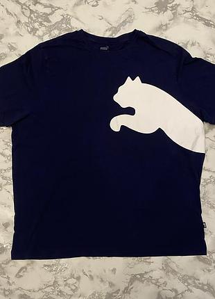 Футболка пума бік лого puma
