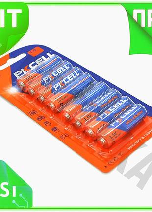 Ve батарейка щелочная pkcell 1.5v new version aa lr6 8 штук в блистере для игрушек фонариков пультов д n6w_ver